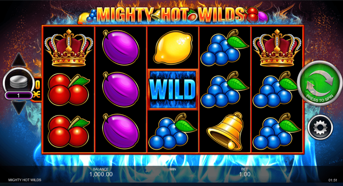 mighty hot wilds gaming