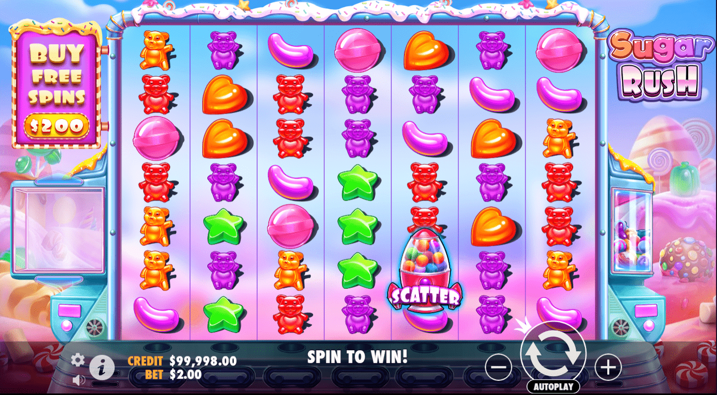 sugar rush slots